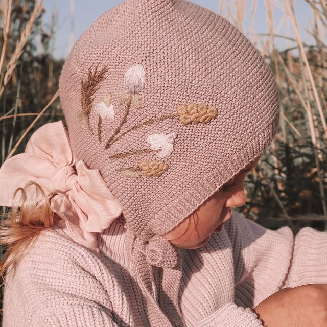Wildflower bonnet (Cotton) - Lilac