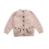 Wildflower cardigan (Cotton) - Dusty Pink
