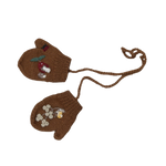 Woodland mittens - Caramel